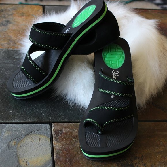 NWT - Skechers "Cali" chunky wedge sandal, size 6 - Picture 5 of 6